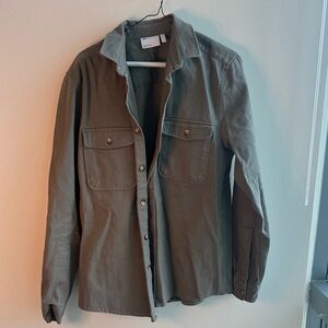 ASOS Olive Casual Button Down Shirt